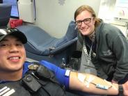 FB PD Giving Blood