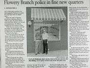 Flowery Branch Newspaper Article